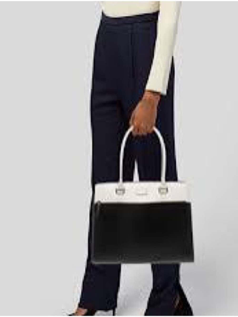 Kate Spade New York Colorblock Leather Shoulder Bag 🖤🤍 Retail $450
